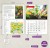 Wizualizacja kalendarza albumowego pt. Kalendarz biodynamiczny na 2027 rok przedstawiająca wybrane kalendarium, zdjęcie oraz opisy